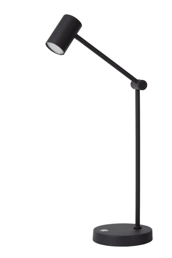 Lucide TIPIK - Lámpara de mesa Recargable - Batería/acumulador - LED Regul. - 1x3W 2700K - 3 StepDim - Negro - UIT
